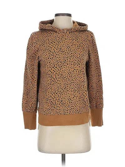 Pre-owned Nine West Pullover Hoodie In Brown
