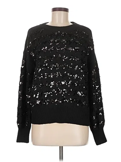 Pre-owned Nine West Pullover Sweater In Black