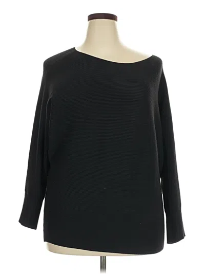 Pre-owned Nine West Pullover Sweater In Black