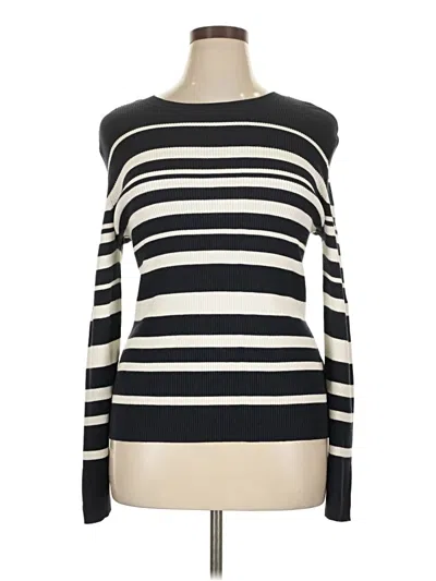 Pre-owned Nine West Pullover Sweater In Black