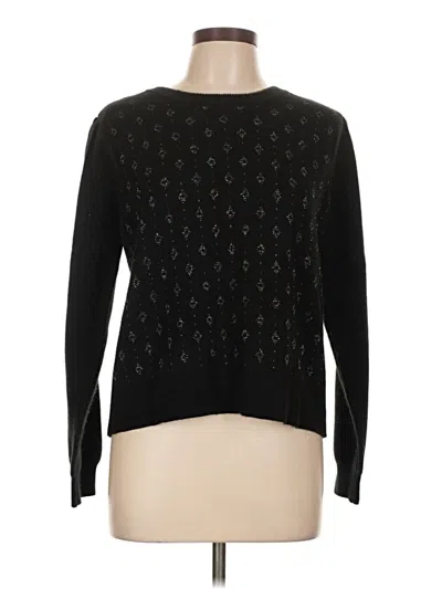 Pre-owned Nine West Pullover Sweater In Black