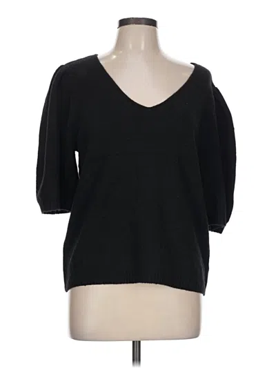 Pre-owned Nine West Pullover Sweater In Black