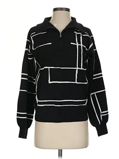 Pre-owned Nine West Pullover Sweater In Black