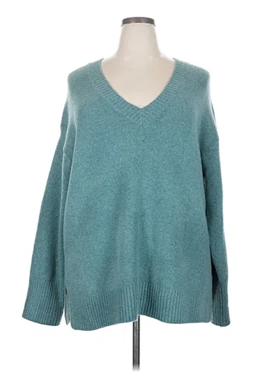 Pre-owned Nine West Pullover Sweater In Blue