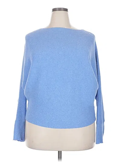 Pre-owned Nine West Pullover Sweater In Blue