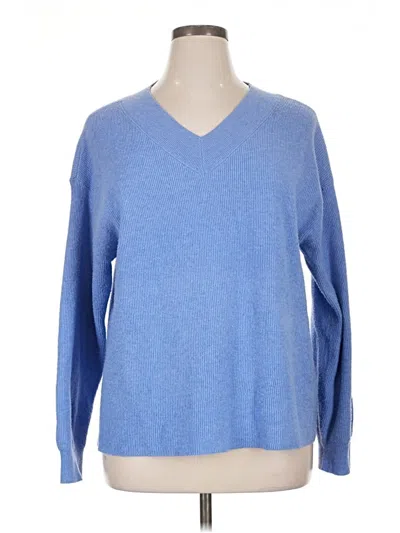 Pre-owned Nine West Pullover Sweater In Blue
