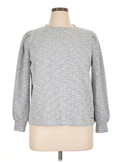 Pre-owned Nine West Pullover Sweater In Blue