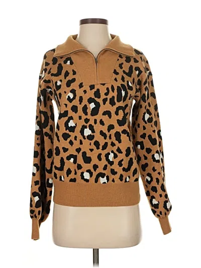 Pre-owned Nine West Pullover Sweater In Brown