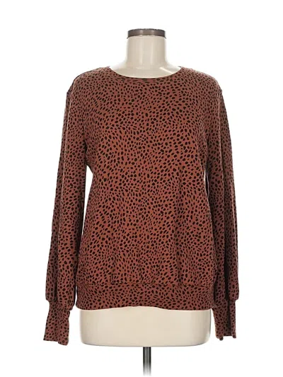 Pre-owned Nine West Pullover Sweater In Brown