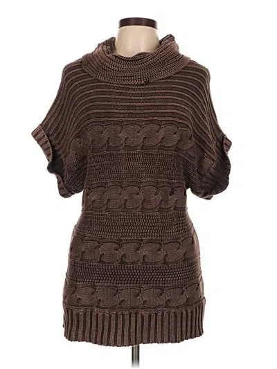 Pre-owned Nine West Pullover Sweater In Brown