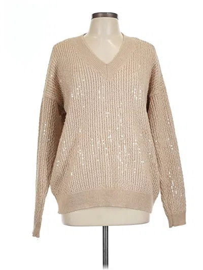 Pre-owned Nine West Pullover Sweater In Brown