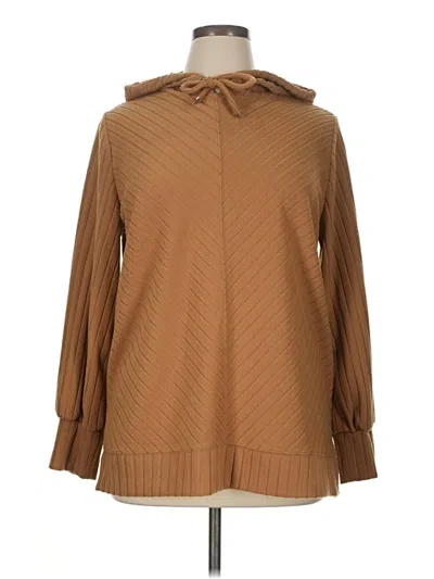 Pre-owned Nine West Pullover Sweater In Brown