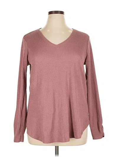 Pre-owned Nine West Pullover Sweater In Burgundy