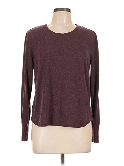 Pre-owned Nine West Pullover Sweater In Burgundy