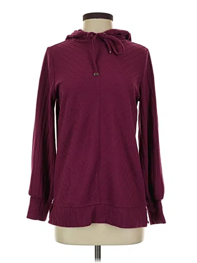 Pre-owned Nine West Pullover Sweater In Burgundy