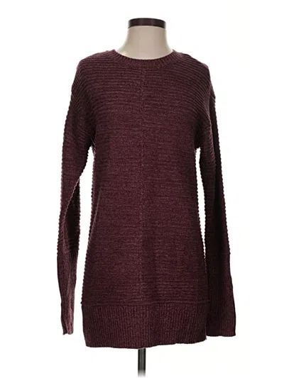 Pre-owned Nine West Pullover Sweater In Burgundy