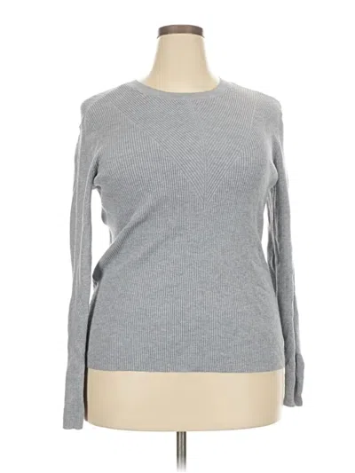 Pre-owned Nine West Pullover Sweater In Gray
