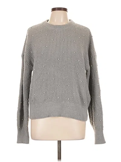Pre-owned Nine West Pullover Sweater In Gray