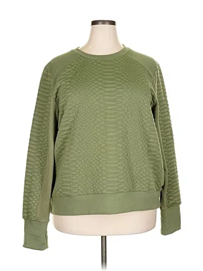Pre-owned Nine West Pullover Sweater In Green