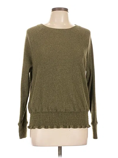 Pre-owned Nine West Pullover Sweater In Green