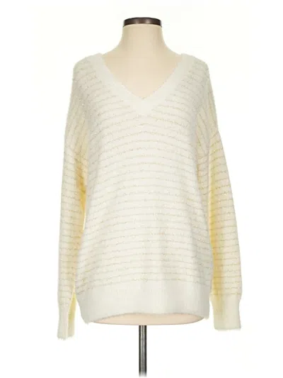 Pre-owned Nine West Pullover Sweater In Ivory