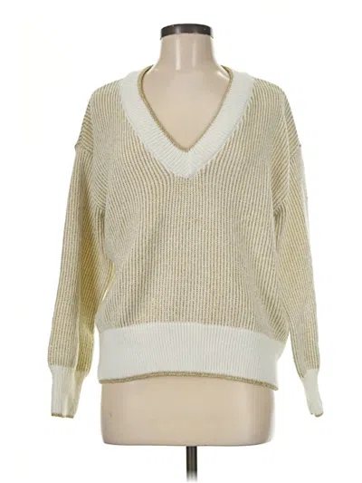 Pre-owned Nine West Pullover Sweater In Ivory