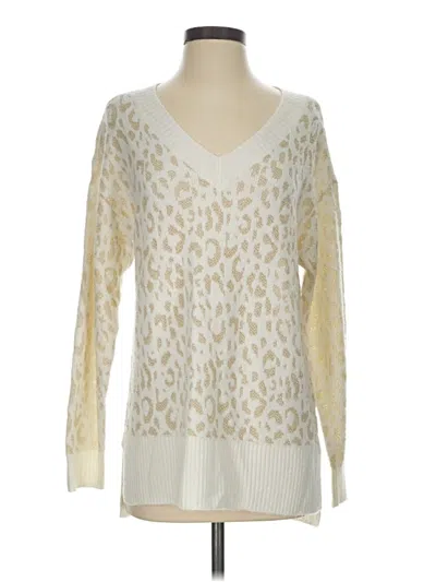Pre-owned Nine West Pullover Sweater In Ivory