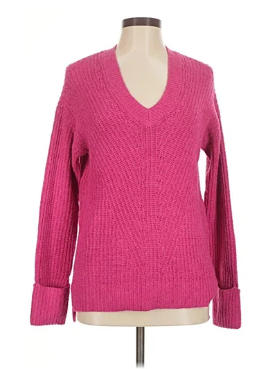 Pre-owned Nine West Pullover Sweater In Pink