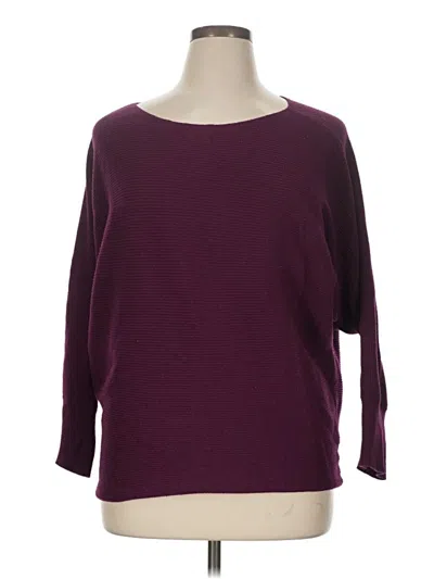 Pre-owned Nine West Pullover Sweater In Purple