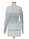 Nine West Pullover Sweater In Silver