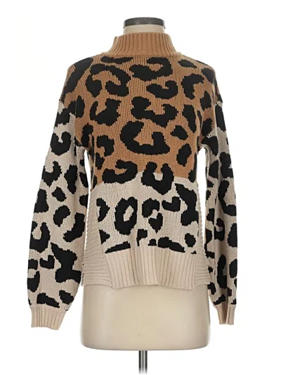 Pre-owned Nine West Pullover Sweater In Tan