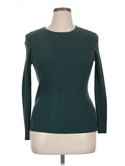 Pre-owned Nine West Pullover Sweater In Teal
