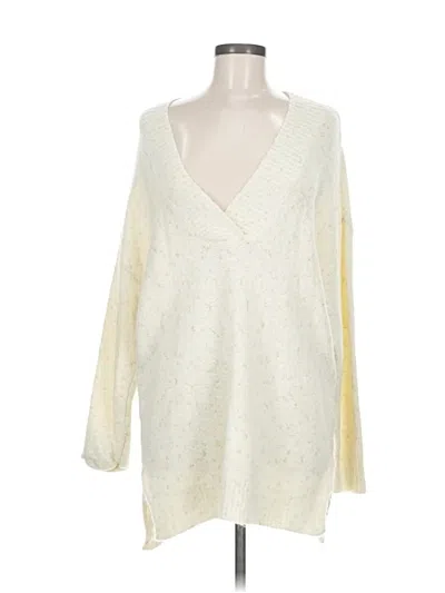 Pre-owned Nine West Pullover Sweater In White