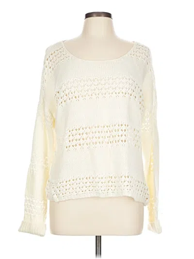 Pre-owned Nine West Pullover Sweater In White