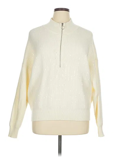 Pre-owned Nine West Pullover Sweater In White