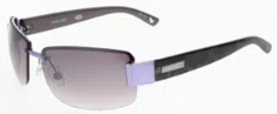 Nine West Purple Rectangular Ladies Sunglasses 10264078.cgrbluprp In Gray