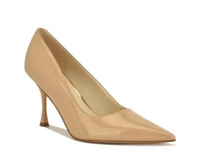 Nine West Pursee Pointed Toe Pump In Neutral