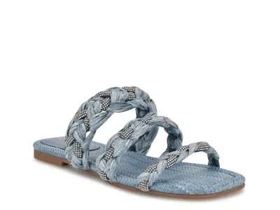 Nine West Qazz Sandal In Blue