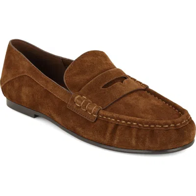 Nine West Rasco Penny Loafer In Brown