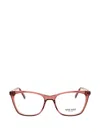 Nine West Rectangle-frame Glasses In Pink