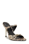 Nine West Reida Stiletto Sandal In Gold Leopard