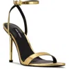 Nine West Reina Womens Strappy Heels In Gold