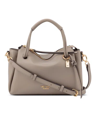 Nine West Renan Small Satchel Bag In Brown