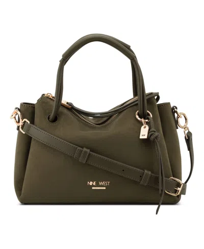 Nine West Renan Small Satchel Bag In Green