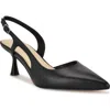 Nine West Renela Pointed Toe Slingback Pump In Black 001