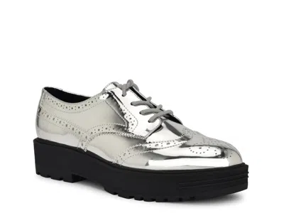 Nine West Resttin Oxford In Silver