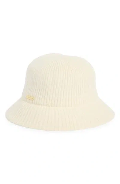 Nine West Rib Knit Cloche Chenille Cloche In Neutral
