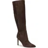 Nine West Richy Pointed Toe Knee High Boot In Brown