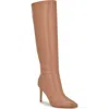 Nine West Richy Pointed Toe Knee High Boot In Nude