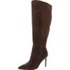 Nine West Richy Womens Wide Calf Leather Knee-high Boots In Brown